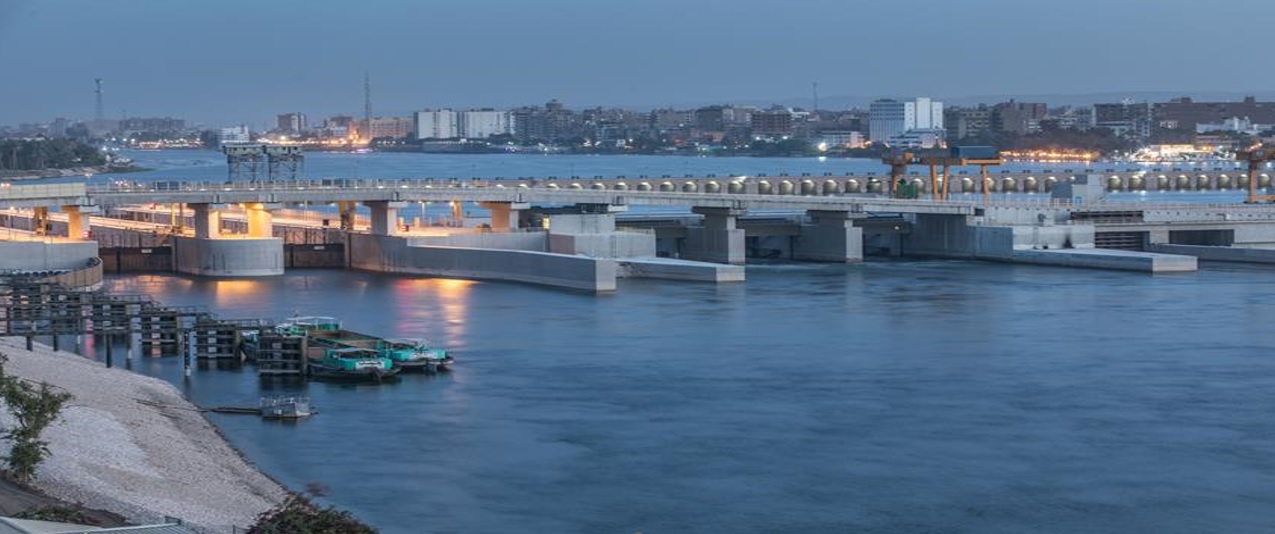 New Assiut Barrage and its attached power station